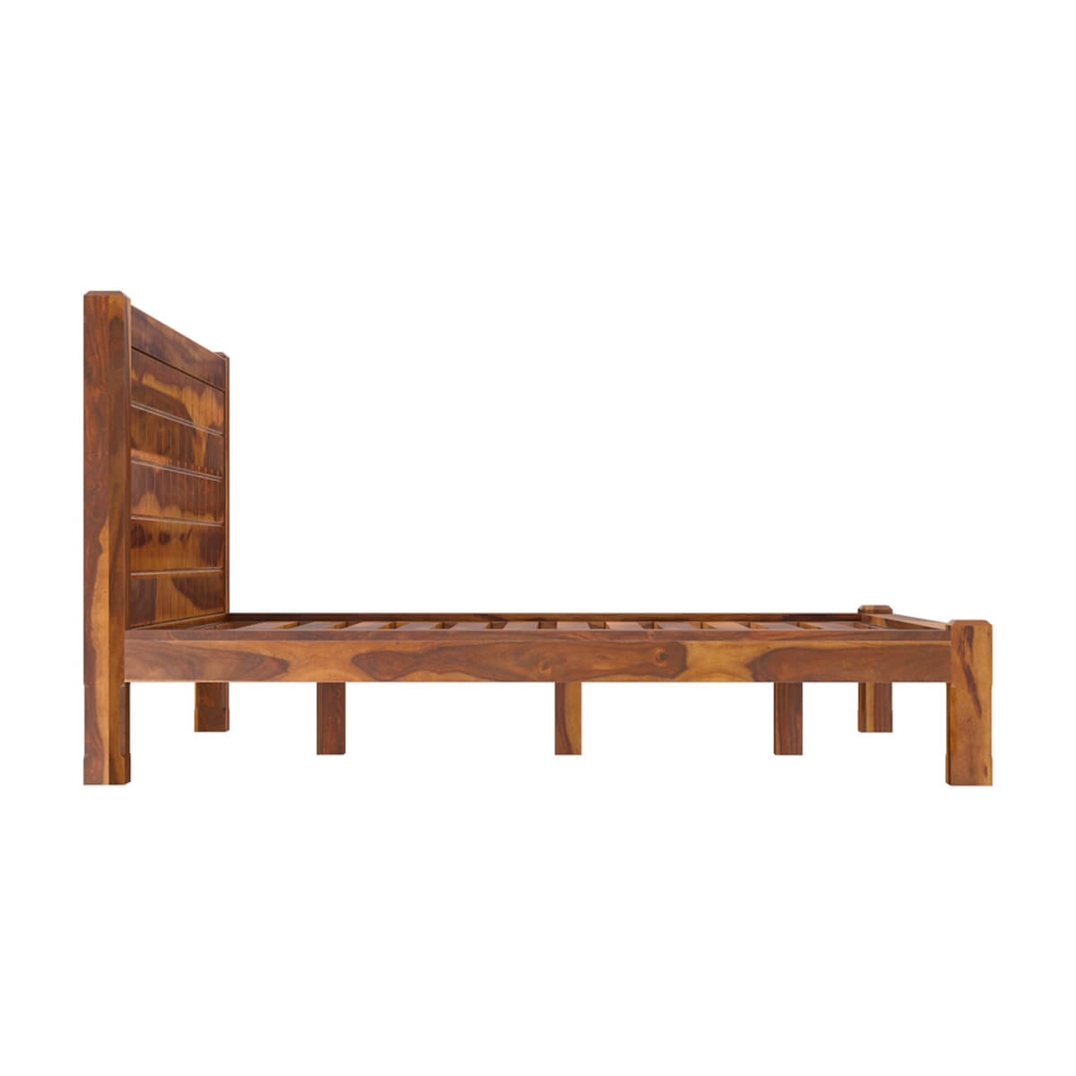 sango solid wood bed in natural finish