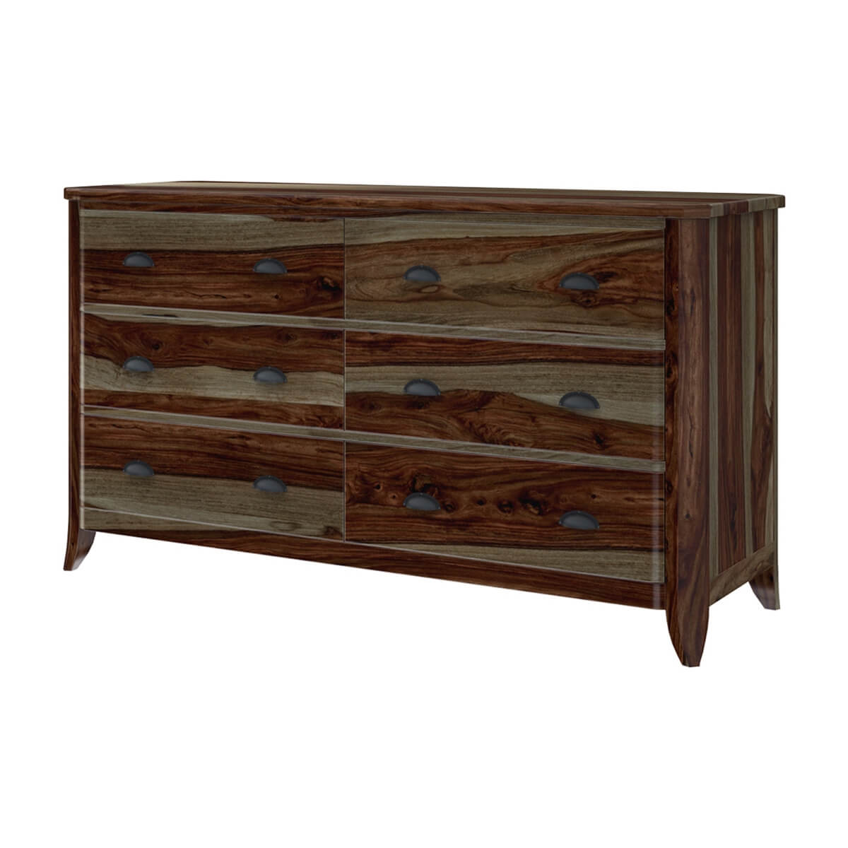 romeo solid wood dressing table in espresso finish