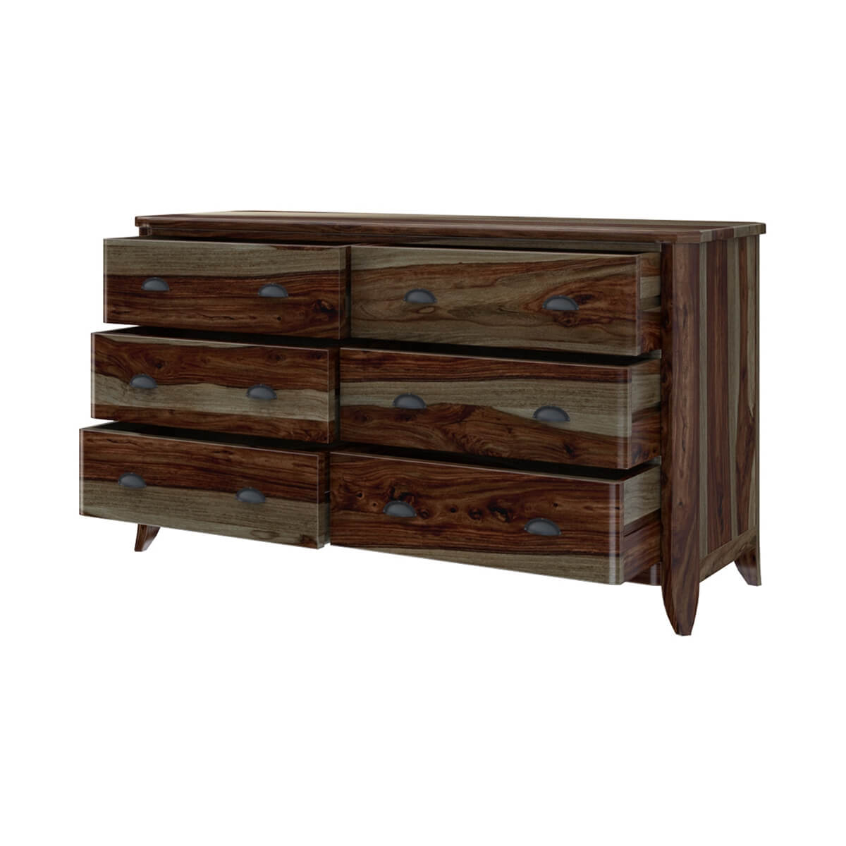 romeo solid wood dressing table in espresso finish