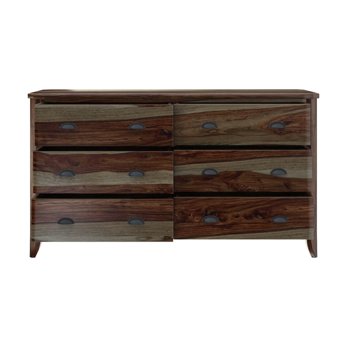 romeo solid wood dressing table in espresso finish