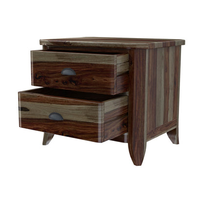 romeo solid wood bedside table