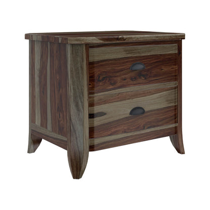 romeo solid wood bedside table