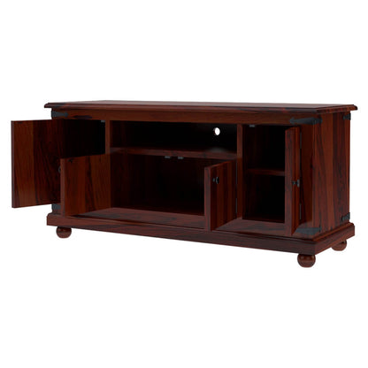 Matay solid wood TV unit in rosewood finish