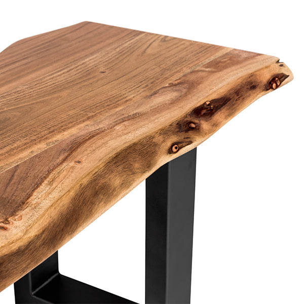 live edge bench