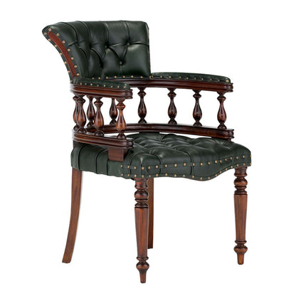 singh armchair in green colour