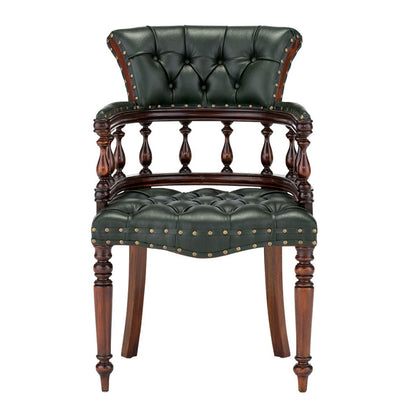 singh armchair in green colour