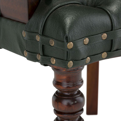 singh armchair in green colour