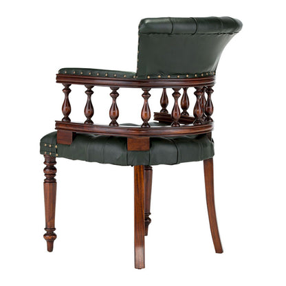 singh armchair in green colour