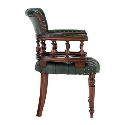 singh armchair in green colour