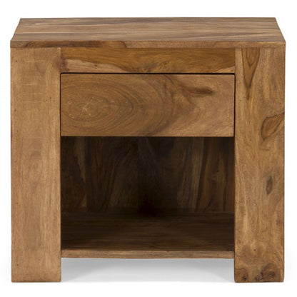 rio solid wood bedside table