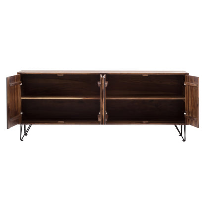arizona solid wood sideboard in stone finish