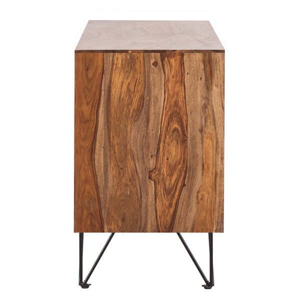 arizona solid wood sideboard in stone finish