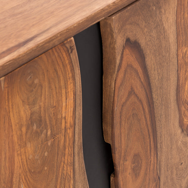 arizona solid wood sideboard in stone finish
