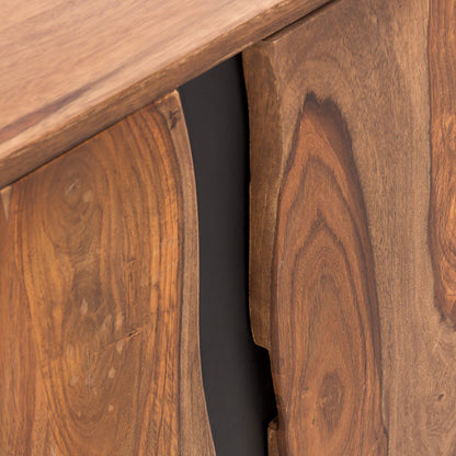 arizona solid wood sideboard in stone finish