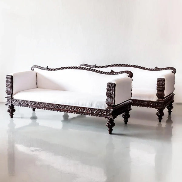 antique carved sofa