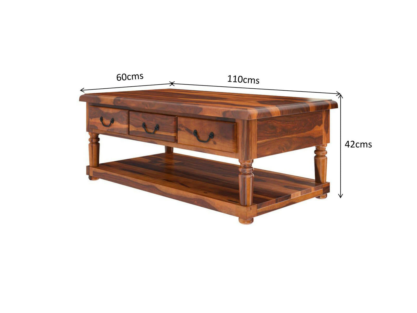 bolt solid wood coffee table