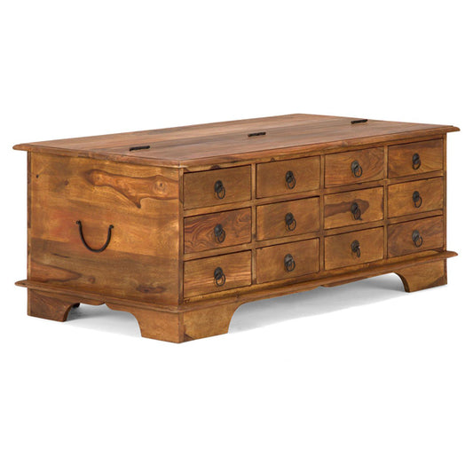 zail solid wood coffee table