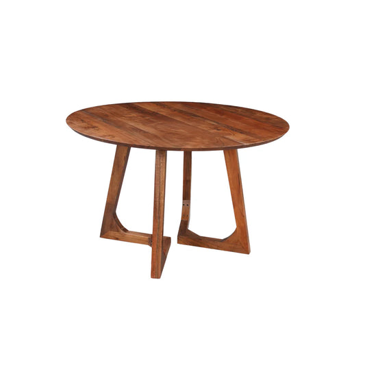 Dublin Acacia Wood Round Dining Table