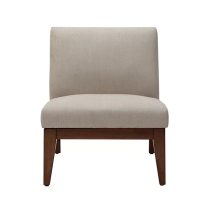 slant back slipper chair