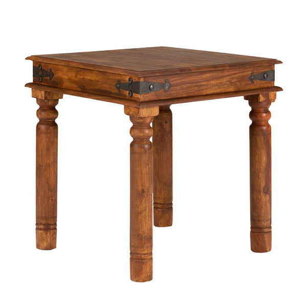 Merlin Solid Wood Dining Table Set With 4 Chairs In Natural Finish