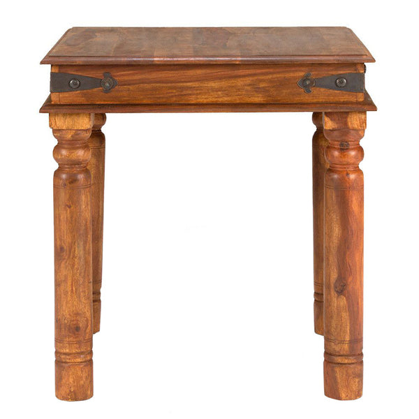Merlin Solid Wood Dining Table Set With 4 Chairs In Natural Finish