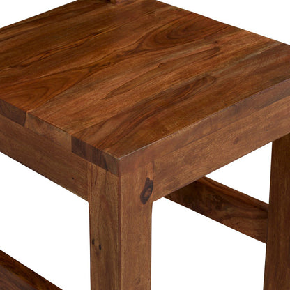 cubus solid wood dining chair in natural finish
