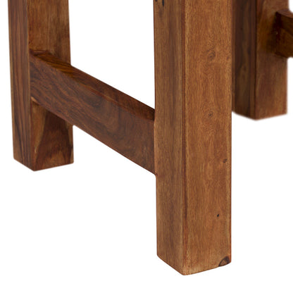 cubus solid wood dining chair in natural finish