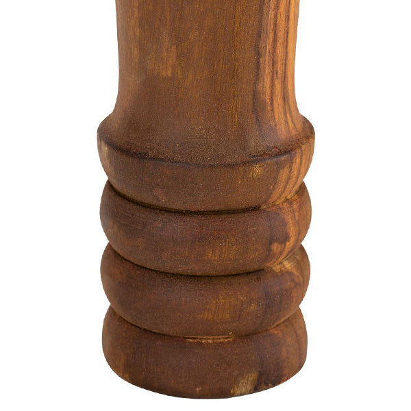 jali solid wood dining chair in natural finish