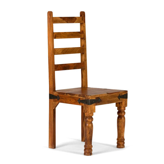 merlin solid wood dining chair in natural finish