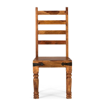 merlin solid wood dining chair in natural finish