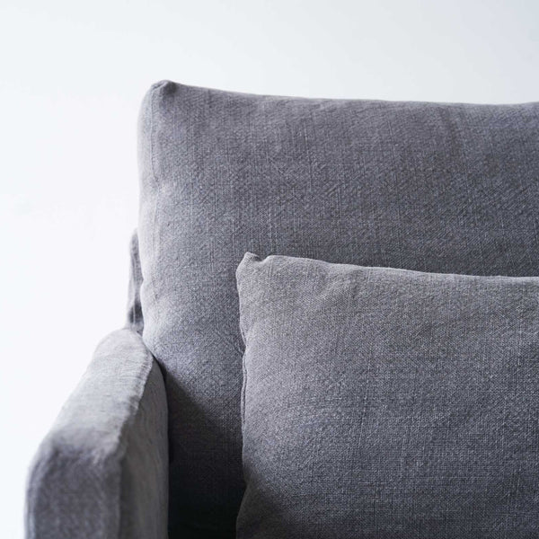 island fabric armchair