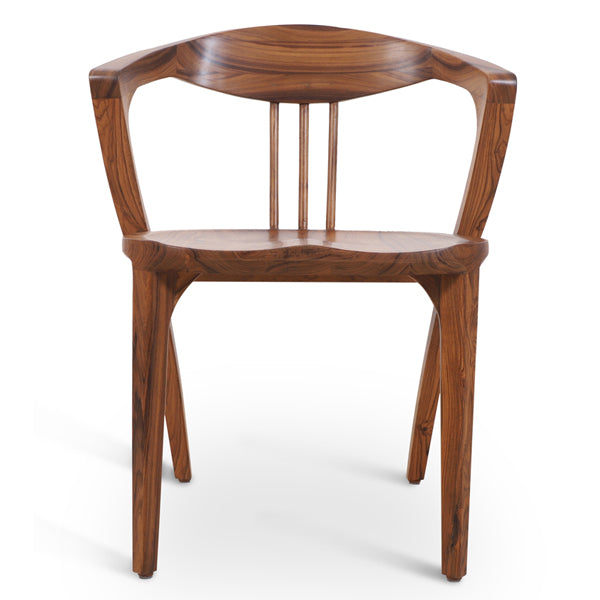 woodway solid wood dining chair in natural finish