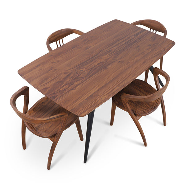 woodway solid wood dining chair in natural finish