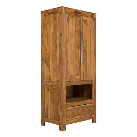 sangaun solid wood wardrobe in natural finish