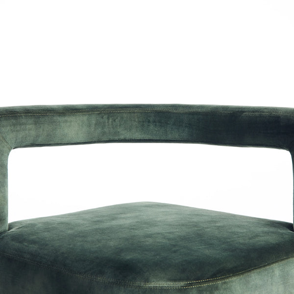 mate cafe chair in rough green finish