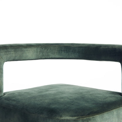 mate cafe chair in rough green finish