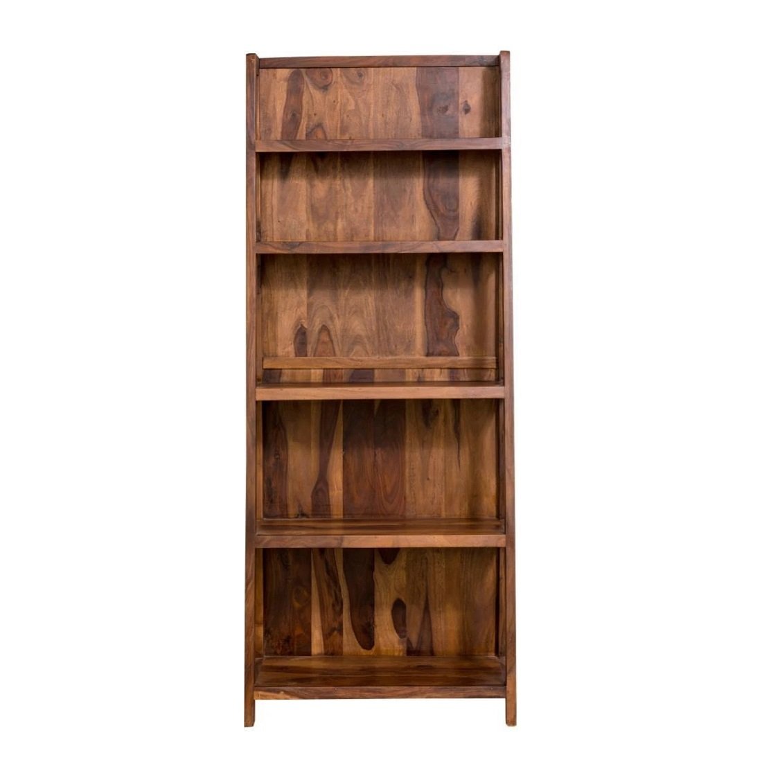 Kinara solid wood book shelve in stone finish