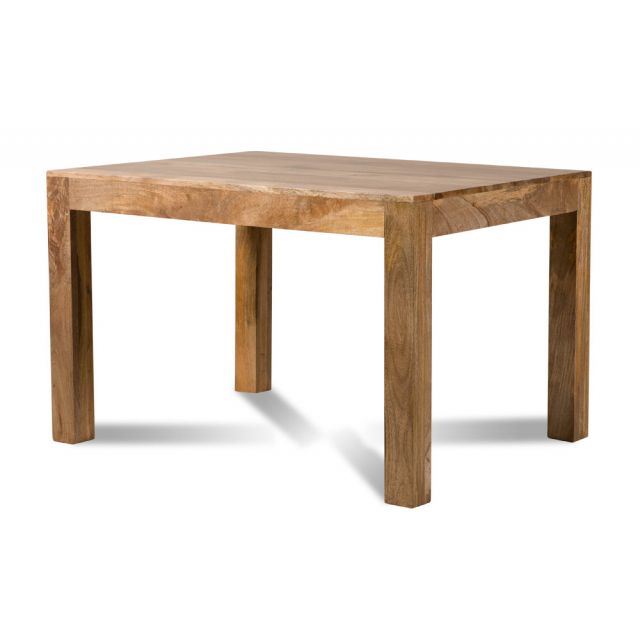 Satara Solid Wood Dining Table In Natural Finish