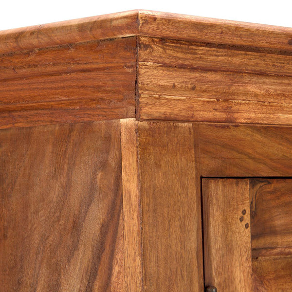 petro solid wood wardrobe in natural finish