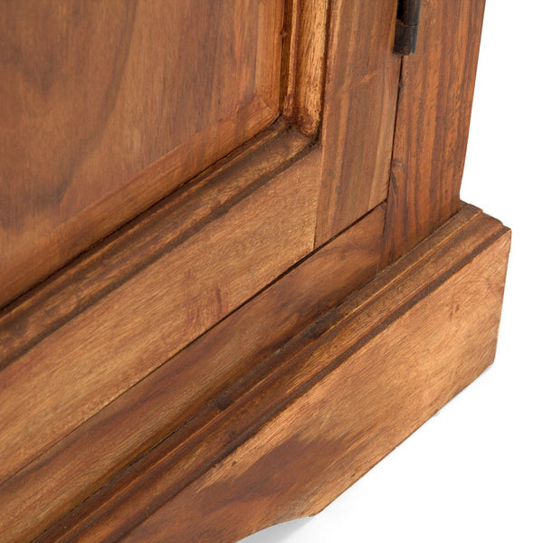 petro solid wood wardrobe in natural finish