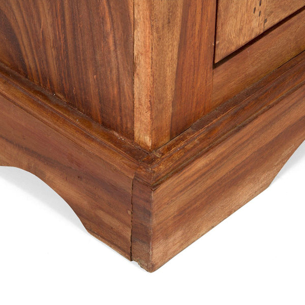 petro solid wood wardrobe in natural finish