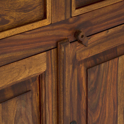 merlin solid wood sideboard in natural finish