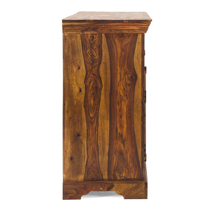 merlin solid wood sideboard in natural finish