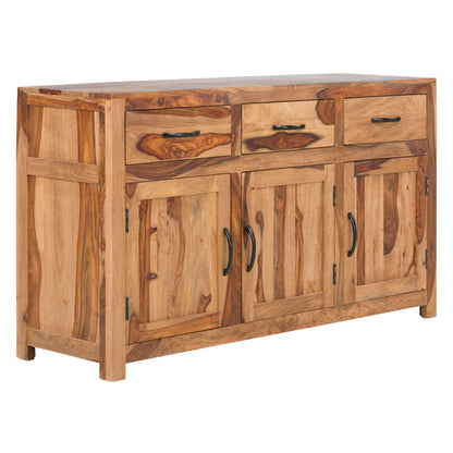 chelsea solid wood sideboard in natural finish