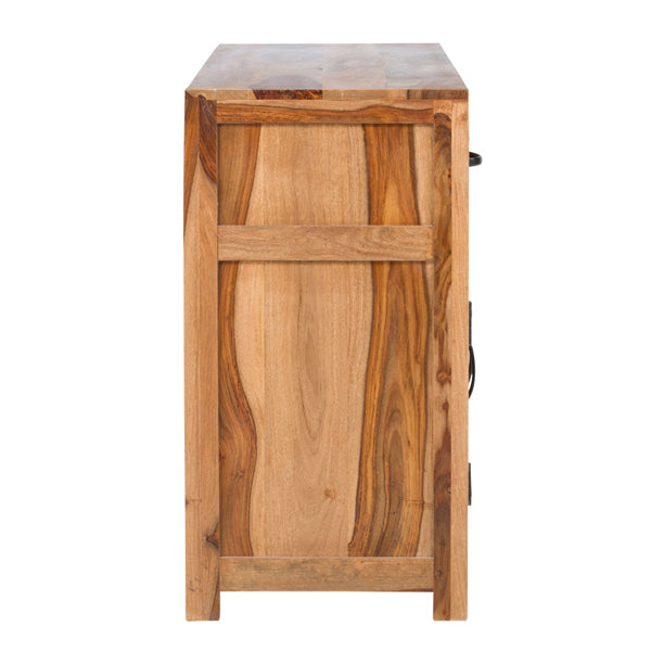 chelsea solid wood sideboard in natural finish