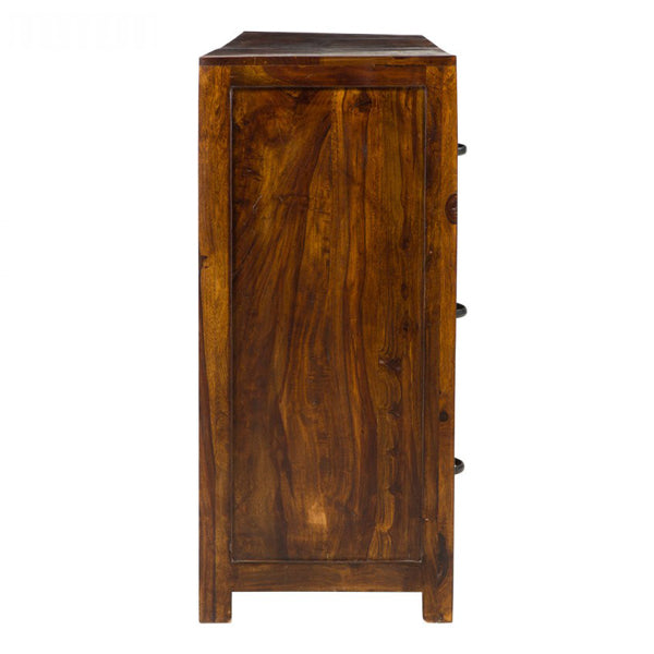 nikido solid wood sideboard in natural finish