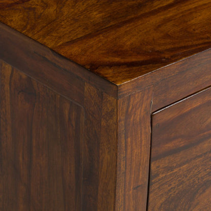 nikido solid wood sideboard in natural finish