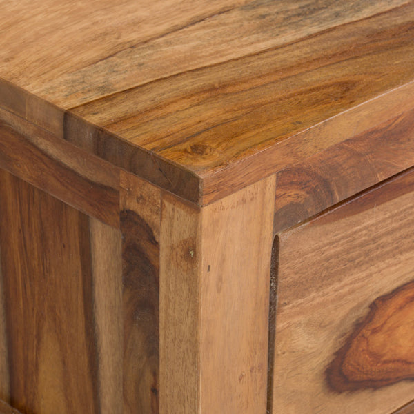 chelsea solid wood sideboard in natural finish