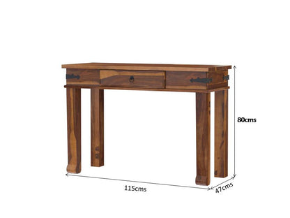 alan solid wood console table