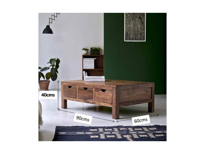 Novah solid wood coffee table